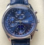 LGS Factory Longines Master Collection Moonphase L2.673.4.92.0 40mm Steel Leather Strap Blue Dial