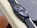 M+ Factory IWC Pilot IW324711 41mm Ceramic Rubber Strap Arabic Numerals Black Dial - Image 5