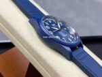 M+ Factory IWC Pilot IW328101 41mm Ceramic Rubber Strap Arabic Numerals Blue Dial - Image 5