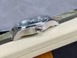 M+ Factory IWC Pilot Mark IW328205 40mm Steel Brown Leather Strap Arabic Numerals Green Dial - Image 6