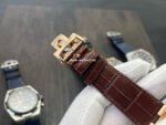 MKF Factory Vacheron Constantin Overseas Dual Time 7900V000R-B336 Leather Strap Rose Gold Silver Dial - Image 8