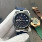 MKF Factory Vacheron Constantin Overseas Dual Time 7910V/000T-B922 Rubber Strap Gray Blue Dial