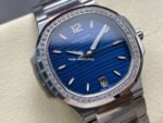 MS Factory Patek Philippe Nautilus 7118/1200A-001 35.2mm Diamond Bezel Full Steel Blue Dial - Image 2