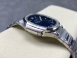 MS Factory Patek Philippe Nautilus 7118/1200A-001 35.2mm Diamond Bezel Full Steel Blue Dial - Image 5