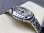 MS Factory Patek Philippe Nautilus 7118/1200A-010 35.2mm Diamond Bezel Full Steel White Dial - Image 5