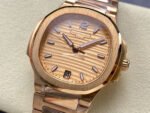 MS Factory Patek Philippe Nautilus 7118/1R-010 35.2mm Full Rose Gold Champagne Dial - Image 3