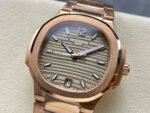 MS Factory Patek Philippe Nautilus 7118/1R 35.2mm Full Rose Gold Gold Dial - Image 3