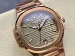 MS Factory Patek Philippe Nautilus 7118/1R 35.2mm Full Rose Gold Gold Dial - Image 2
