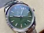 N1 Factory Omega Seamaster Aqua Terra Master Co-Axial Chronometer 220.10.41.21.10.001 41.5mm Full Steel Green Dial - Image 2