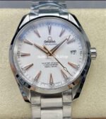 N1 Factory Omega Seamaster Aqua Terra Master Co-Axial Chronometer 231.10.42.21.02.006 41.5mm Full Steel White Dial