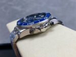 N1 Factory Omega Seamaster Diver 300M Co-Axial Chronometer Chronograph 210.30.44.51.03.001 44mm Full Steel Strap Blue Dial - Image 7