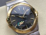 OM+ Factory Omega Constellation Men 123.20.38.21.06.001 38mm Yellow Gold Steel Grey Dial - Image 2