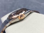 OM+ Factory Omega Constellation Men 123.20.38.21.63.001 38mm Rose Gold Steel Diamond Brown Dial - Image 7