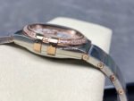 OM+ Factory Omega Constellation Men 123.25.38.21.52.001 38mm Diamond Bezel Rose Gold Steel Diamond Silver Dial - Image 6