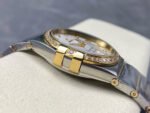 OM+ Factory Omega Constellation Men 123.25.38.21.52.001 38mm Diamond Bezel Yellow Gold Steel Diamond Silver Dial - Image 6