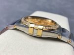 OM+ Factory Omega Constellation Men 123.25.38.21.58.001 38mm Diamond Bezel Gold Steel Diamond Champagne Dial - Image 5