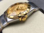 OM+ Factory Omega Constellation Men 123.25.38.21.58.002 38mm Gold Steel Diamond Champagne Dial - Image 6