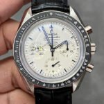 OM Factory Omega Speedmaster Professional Moonwatch Apollo 13 45th Anniversary Snoopy Award 311.32.42.30.04.003 42mm Steel Leather Strap White Dial