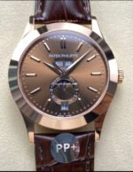 PP+ Factory Patek Philippe Annual Calendar 53961R-001 Rose Gold Brown Dial