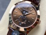 PP+ Factory Patek Philippe Annual Calendar 53961R-001 Rose Gold Brown Dial - Image 3