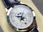 PP+ Factory Patek Philippe Annual Calendar 5396G-001 White Gold Silver Dial - Image 2