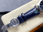 PP+ Factory Patek Philippe Annual Calendar 5396G-017 White Gold Baguette Diamonds Blue Dial - Image 8