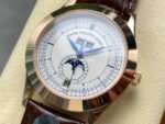 PP+ Factory Patek Philippe Annual Calendar 5396R-001 Rose Gold Silver Dial - Image 3