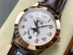 PP+ Factory Patek Philippe Annual Calendar 5396R-012 Rose Gold Arabic Numerals Silver Dial - Image 3