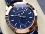 PP+ Factory Patek Philippe Annual Calendar 5396R-014 Rose Gold Blue Dial - Image 2