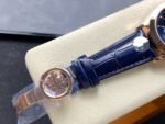 PP+ Factory Patek Philippe Annual Calendar 5396R-015 Rose Gold Baguette Blue Dial - Image 8