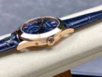 PP+ Factory Patek Philippe Annual Calendar 5396R-015 Rose Gold Baguette Blue Dial - Image 6