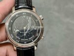PP Factory Patek Philippe Celestial Moon 44mm 6102R-001 Leather Black Dial