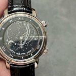 PP Factory Patek Philippe Celestial Moon 44mm 6102R-001 Leather Black Dial