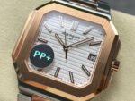 PP+ Factory Patek Philippe Cubitus 5821 45mm Half Rose Gold White Dial - Image 3