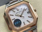 PP+ Factory Patek Philippe Cubitus 5821 45mm Half Rose Gold White Dial - Image 2