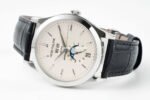 PPF Factory Patek Philippe Annual Calendar 5396G-011 38mm White Gold Leather Strap Silver Dial - Image 5