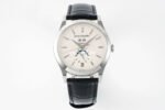 PPF Factory Patek Philippe Annual Calendar 5396G-011 38mm White Gold Leather Strap Silver Dial