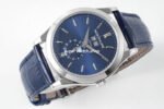 PPF Factory Patek Philippe Annual Calendar 5396G-017 38mm White Gold Leather Strap Blue Dial - Image 5