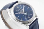 PPF Factory Patek Philippe Annual Calendar 5396G-017 38mm White Gold Leather Strap Blue Dial - Image 4