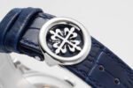 PPF Factory Patek Philippe Annual Calendar 5396G-017 38mm White Gold Leather Strap Blue Dial - Image 9