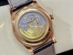 PPF Factory Patek Philippe Annual Calendar 5396R-012 38mm Rose Gold Leather Strap Arabic Numerals Silver Dial - Image 7