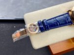 PPF Factory Patek Philippe Annual Calendar 5396R-014 38mm Rose Gold Leather Strap Blue Dial - Image 8