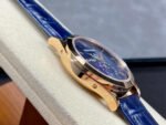 PPF Factory Patek Philippe Annual Calendar 5396R-014 38mm Rose Gold Leather Strap Blue Dial - Image 5