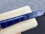 PPF Factory Patek Philippe Annual Calendar 5396R-014 38mm Rose Gold Leather Strap Blue Dial - Image 9