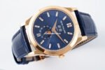 PPF Factory Patek Philippe Annual Calendar 5396R-015 Rose Gold Baguette Diamond Blue Dial - Image 6