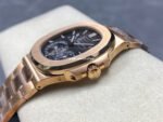 PPF Factory Patek Philippe Nautilus 40mm 5712-1R Full Rose Gold Brown Dial - Image 6