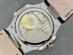 PPF Factory Patek Philippe Nautilus 40mm 5712G-001 White Gold Leather Grey Dial - Image 7