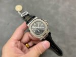 PPF Factory Patek Philippe Nautilus 40mm 5712G-001 White Gold Leather Grey Dial - Image 4