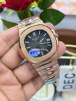 PPF Factory Patek Philippe Nautilus 5711/1A 40mm Full Rose Gold Black Dial - Image 4