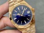 PPF Factory Vacheron Constantin Overseas 4500V-110R-B7051 41mm Full Rose Gold Blue Dial - Image 2